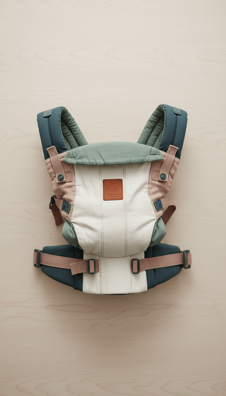 Ergonomic baby carrier with lumbar support