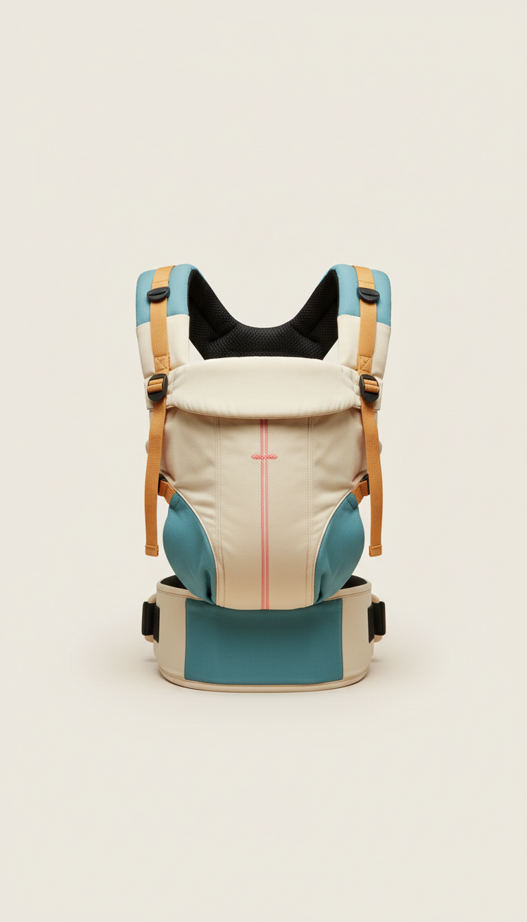 Ergonomic Baby Carrier With Breathable Mesh